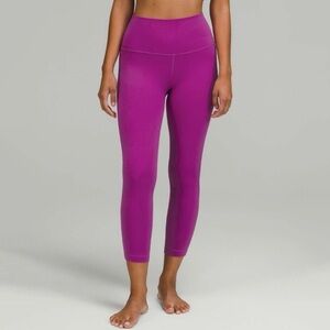 Lululemon Align High-Rise Crop 23" in Vivid Plum